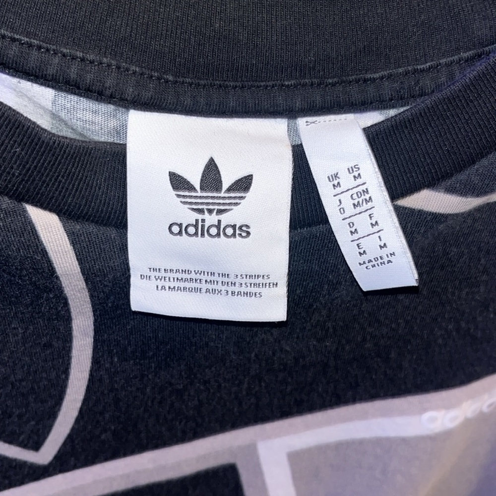 Adidas Block Pattern Graphic Tee - image 3